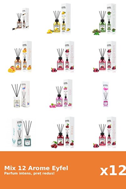 Eyfel Set 12 Mix Variat: 10 arome