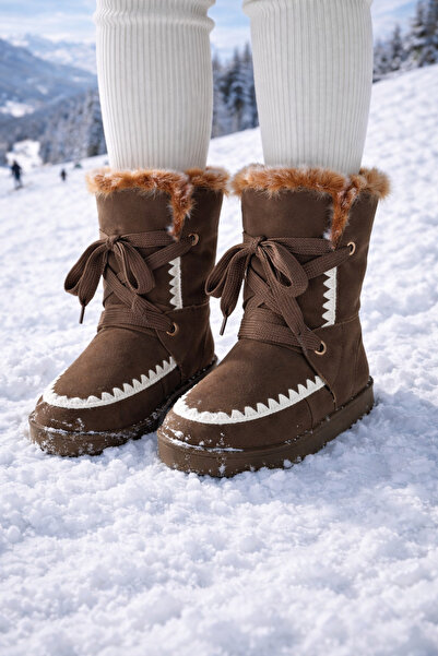 Welike Women's fur-lined boots