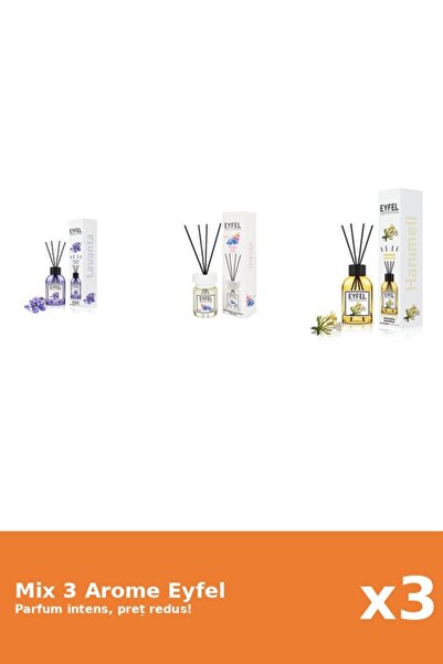 Eyfel Set 3 Mix Eyfel: 1x Lavanda, 1x Mana Maicii Domnului, 1x Orhidee
