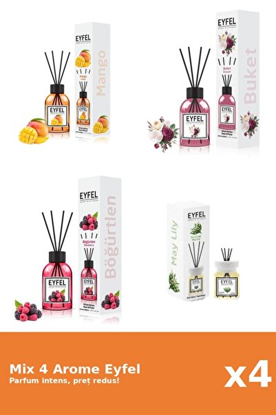 Eyfel Set 4 Mix Eyfel: 1x Bouquet, 1x Fructe De Padure, 1x Lacramioare, 1x Mango