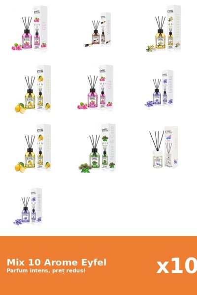 Eyfel Set 10 Mix Variat: 7 arome