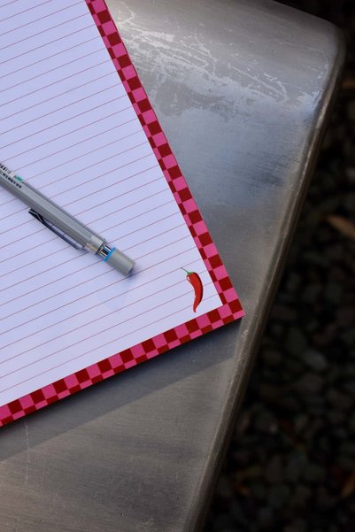 Paper Lab Studio Sweet Chillie A5 Lined Notepad Notepad