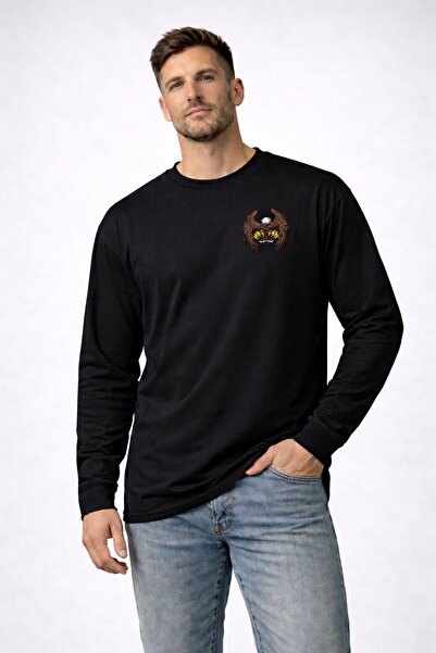 Me&On WEAR Premium Cotton Regular Unisex Eagle Emblem Signature T-Shirt