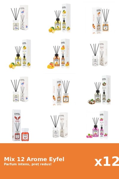 Eyfel Set 12 Mix Variat: 8 arome