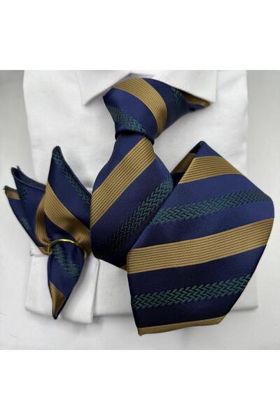 ilayda emir Cravată pentru bărbați cu design premium și eșarfă la guler