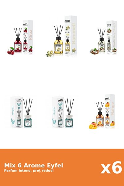 Eyfel Set 6 Mix Eyfel: 2x Angel, 1x Cirese, 1x Mana Maicii Domnului, 1x Mango...