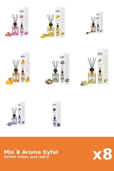 Eyfel Set 8 Mix Variat: 8 arome