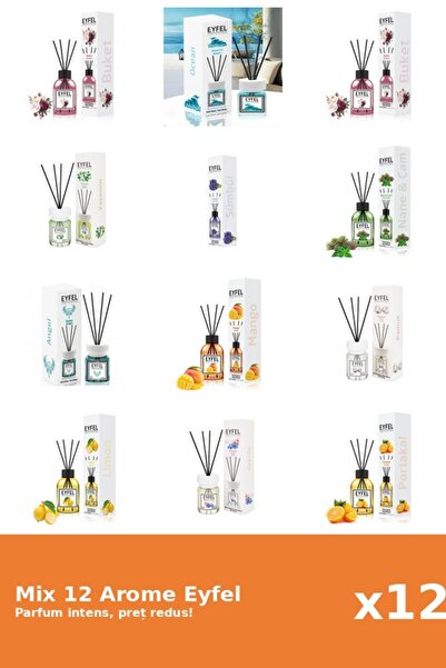 Eyfel Set 12 Mix Variat: 11 arome