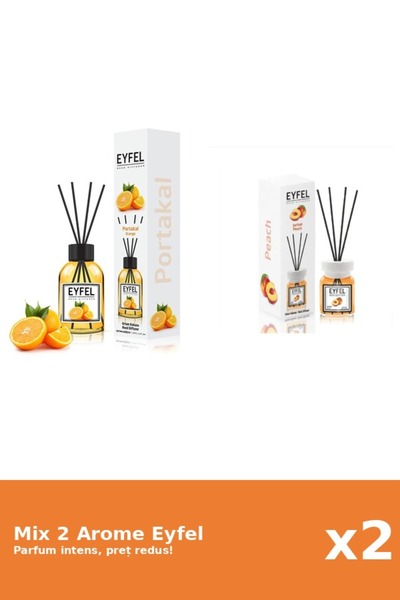 Eyfel Set 2 Mix Eyfel: 1x Piersica, 1x Portocala