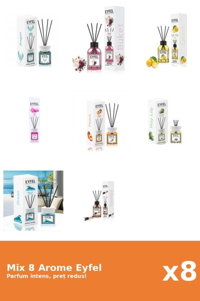 Eyfel Set 8 Mix Variat: 8 arome