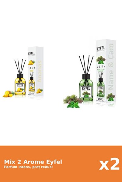 Eyfel Set 2 Mix Eyfel: 1x Ananas, 1x Pin Si Menta