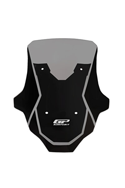 GP KOMPOZİT Honda ADV 350 2023-2025 Uyumlu Kısa Spor Ön Cam Füme 49 cm