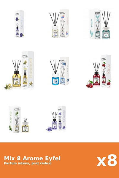 Eyfel Set of 8 Assorted Mix: 8 flavors