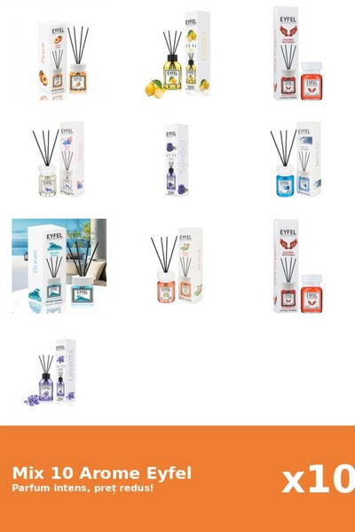 Eyfel Set 10 Mix Variat: 9 arome