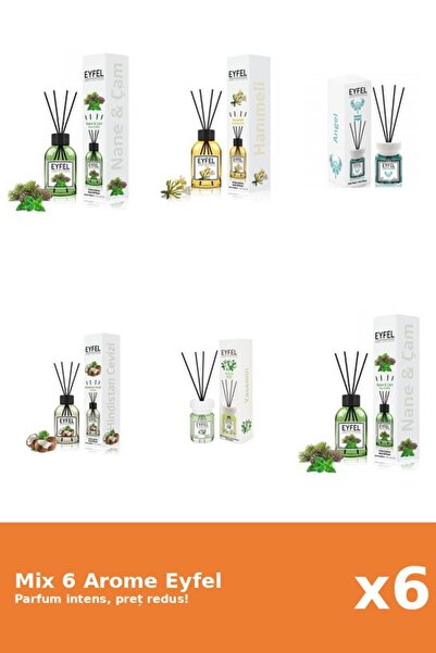 Eyfel Set 6 Mix Eyfel: 1x Angel, 1x Iasomie, 1x Mana Maicii Domnului, 1x Nuca...