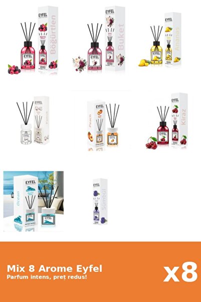 Eyfel Set 8 Mix Variat: 8 arome