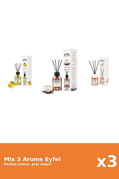 Eyfel Set 3 Mix Eyfel: 1x Acacia, 1x Cafea, 1x Lamaie