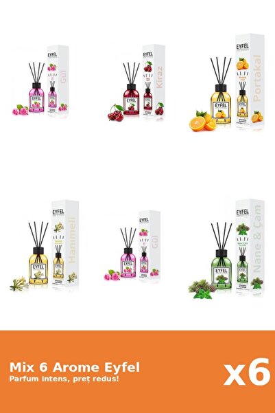 Eyfel Set 6 Mix Eyfel: 1x Cirese, 1x Mana Maicii Domnului, 1x Pin Si Menta, 1...