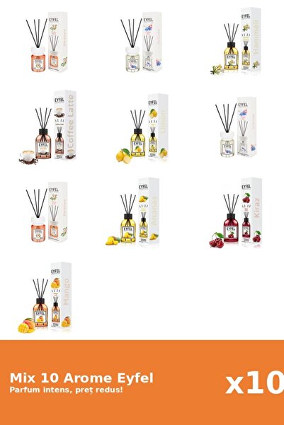 Eyfel Set 10 Mix Variat: 8 arome