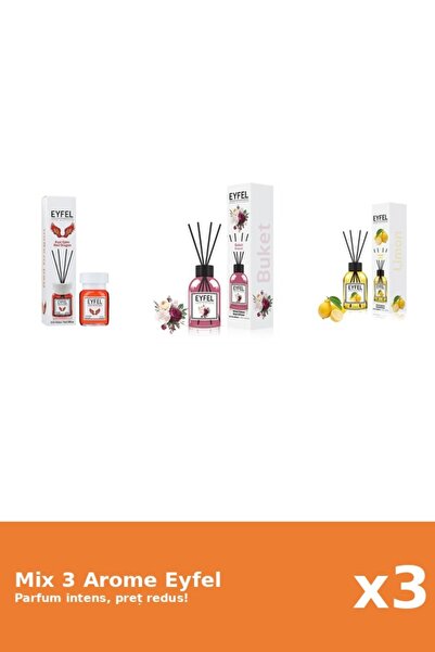 Eyfel Set 3 Mix Eyfel: 1x Bouquet, 1x Lamaie, 1x Red Dragon