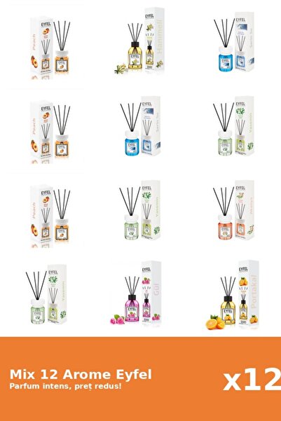 Eyfel Set 12 Mix Variat: 7 arome