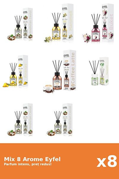 Eyfel Set 8 Mix Variat: 6 arome