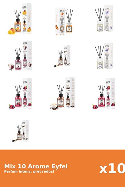 Eyfel Set 10 Mix Variat: 7 arome