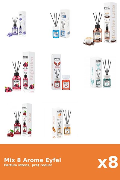 Eyfel Set 8 Mix Variat: 8 arome