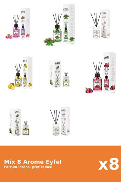 Eyfel Set 8 Mix Variat: 7 arome