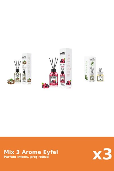 Eyfel Set 3 Mix Eyfel: 1x Fructe De Padure, 1x Lacramioare, 1x Nuca De Cocos