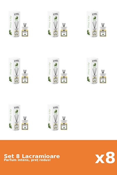 Eyfel Set 8 Odorizant Lacramioare, 120 ml