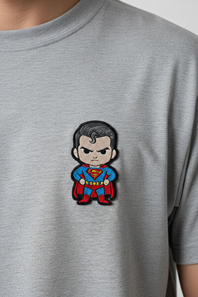 FANTASTIC ARMA 4-Piece Superhero Badge Set - Iron-On Woven Patch - Iron Man, Hulk, Batman, Superman