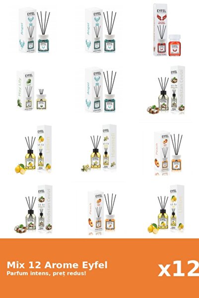 Eyfel Set 12 Mix Variat: 7 arome