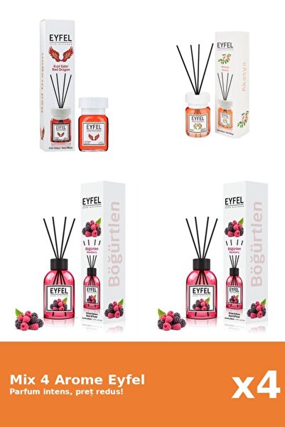 Eyfel Set 4 Mix Eyfel: 1x Acacia, 2x Fructe De Padure, 1x Red Dragon