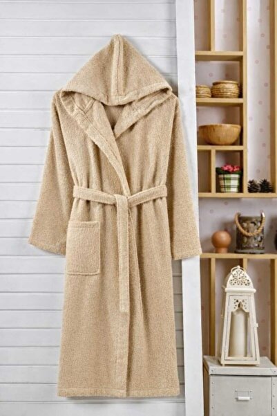 TİTANEV cu glugă Halat de baie Lux Bărbați Femei Halat de baie din bumbac ant...