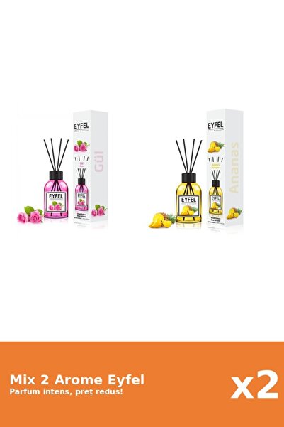 Eyfel Set 2 Mix Eyfel: 1x Ananas, 1x Trandafir