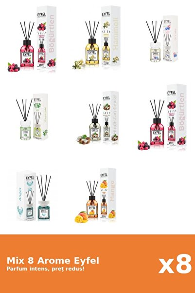 Eyfel Set 8 Mix Variat: 7 arome