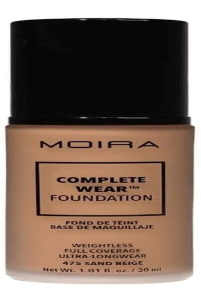 MOİRA CWF475- Complete Wear Foundation (475, Sand Beige)