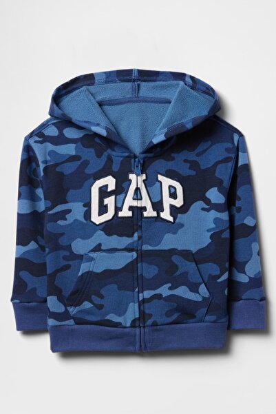 GAP Blue Men's V-Frch ft Logo Fz Model Code: (744384Blue)