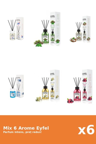Eyfel Set 6 Mix Variat: 6 arome