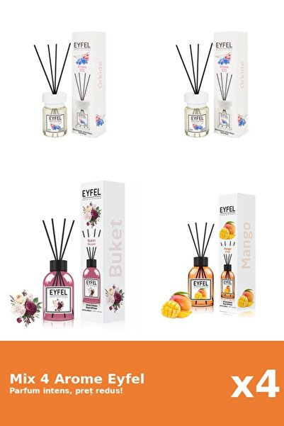 Eyfel Set 4 Mix Eyfel: 1x Bouquet, 1x Mango, 2x Orhidee
