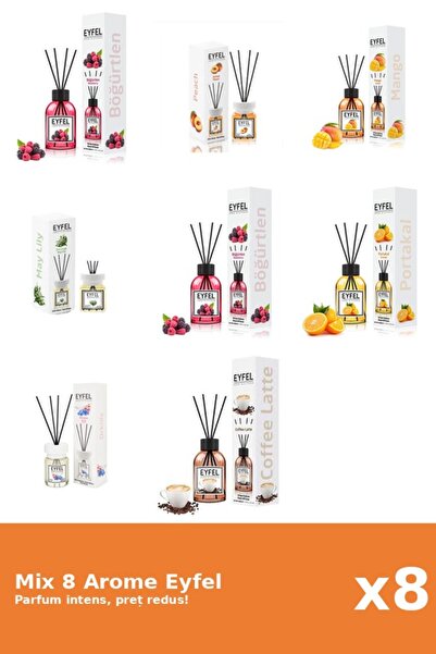 Eyfel Set 8 Mix Variat: 7 arome