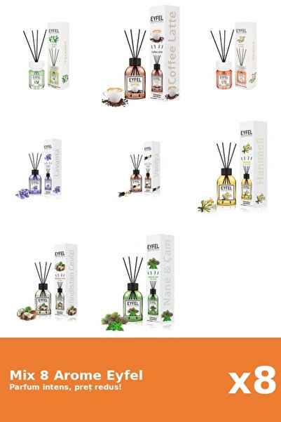 Eyfel Set 8 Mix Variat: 8 arome