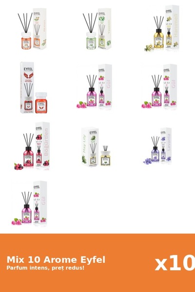 Eyfel Set 10 Mix Variat: 8 arome