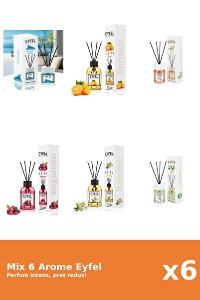Eyfel Set 6 Mix Variat: 6 arome