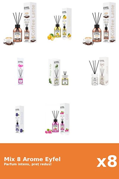 Eyfel Set 8 Mix Variat: 7 arome