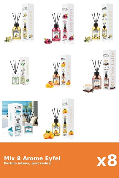 Eyfel Set 8 Mix Variat: 7 arome