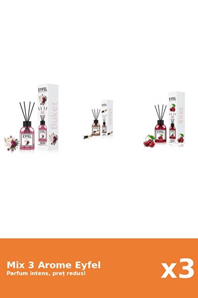 Eyfel Set 3 Mix Eyfel: 1x Bouquet, 1x Cirese, 1x Vanilie