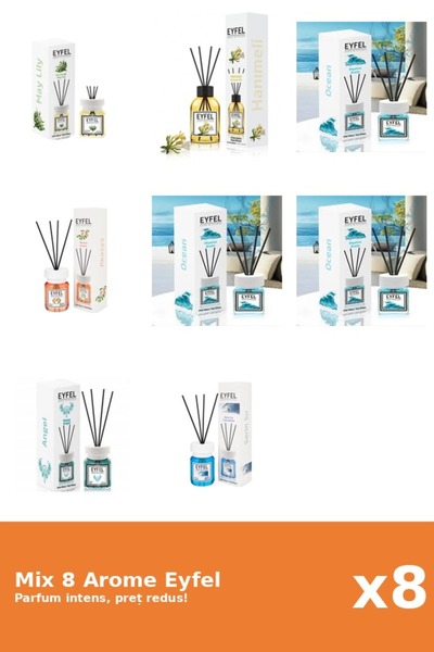 Eyfel Set 8 Mix Variat: 6 arome
