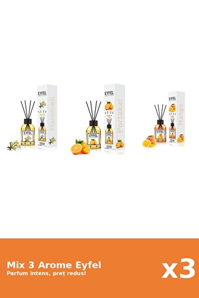 Eyfel Set 3 Mix Eyfel: 1x Mana Maicii Domnului, 1x Mango, 1x Portocala